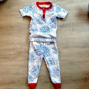 The Beaufort Bonnet Company 2 piece pajamas - fireworks design!